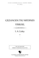 Cover image for Gezangen tsu Medines̀ Yiśroel