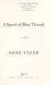 Cover image for A spool of blue thread