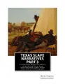 Cover image for Texas Slave Narratives & Photographs
