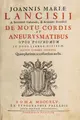 Cover image for De motu cordis et aneurysmatibus. Opus osthumum