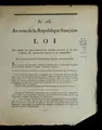 Cover image for Loi qui charge les cinq commissaires nomme s en vertu de la Constitution, des ope rations relatives a   la comptabilite