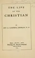 Cover image for The life of the Christian