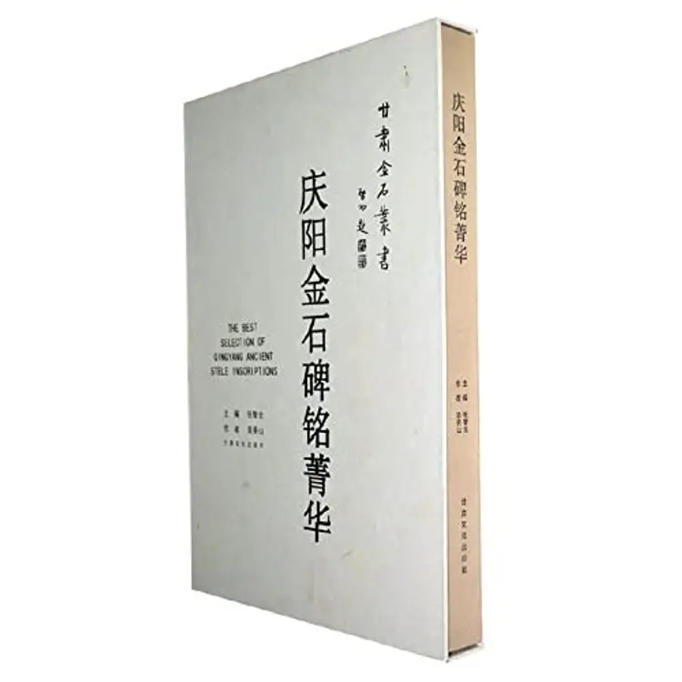 Qingyang jin shi bei ming jing hua: The best selection of Qingyang ancient stele inscriptions cover