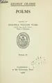 Cover image for Poems