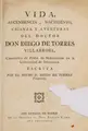 Cover image for Vida, ascendencia, nacimiento, crianza y aventuras del Doctor Don Diego de Torres Villarroel