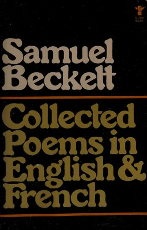 Collected poems in English and French cover