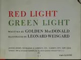 Cover image for Red light green light