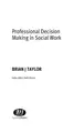 Cover image for Professional Decision Making in Social Work