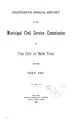 Cover image for Report of the State Civil Service Commission