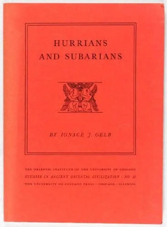 Hurrians and Subarians cover