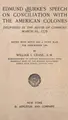 Cover image for Edmund Burke's Speech on conciliation with the American colonies