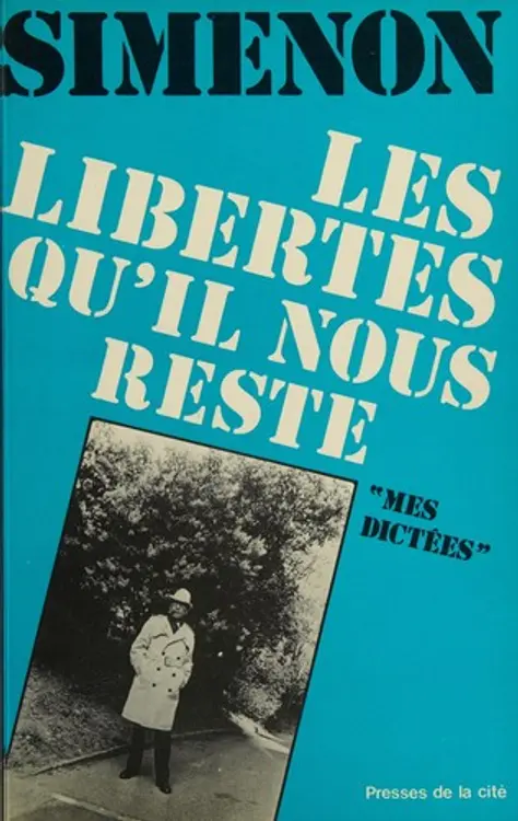 Les libertés qu'il nous reste cover