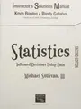 Cover image for Instructor's solutions manual [for] Statistics