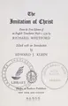 Cover image for The imitation of Christ