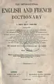 Cover image for The international English and French dictionary