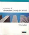 Cover image for Essentials of organization theory and design