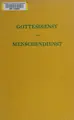 Cover image for Gottesdienst, Menschendienst
