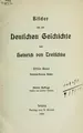 Cover image for Bilder aus der Deutschen Geschichte