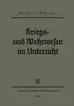 Cover image for Kriegs- und Wehrwesen im unterricht