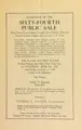 Cover image for Catalogue of the sixty-fourth public sale