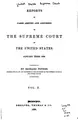 Cover image for Reports of Cases Argued and Adjudged in the Supreme Court of the United States