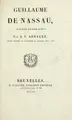 Cover image for Guillaume de Nassau, tragédie en 5 actes.