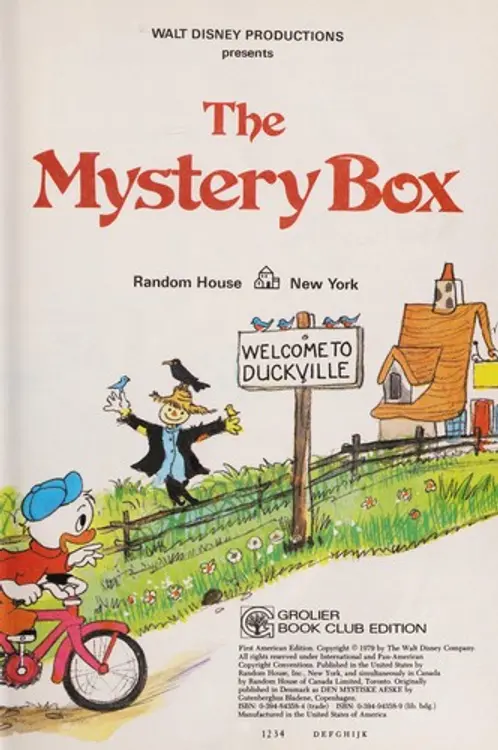 Walt Disney Productions presents The mystery box. cover