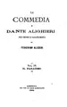 Cover image for La Commedia di Dante Alighieri Fiorentino
