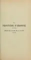 Cover image for La Frontière d'Argonne (843-1659)