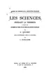Cover image for Les sciences pendant la terreur