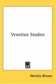Cover image for Venetian Studies
