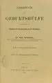 Cover image for Lehrbuch der Geburtsh©ơlfe mit Einschluss der Pathologie der Schwangerschaft und des Wochenbettes