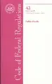 Cover image for Code of Federal Regulations, Title 42, Public Health, Pt. 1-399, Revised as of October 1, 2004