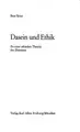 Cover image for Dasein und Ethik