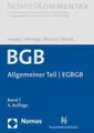 Cover image for Burgerliches Gesetzbuch : Allgemeiner Teil - EGBGB