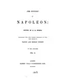 Cover image for The history of Napoleon