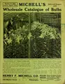 Cover image for Michell's wholesale catalogue of bulbs