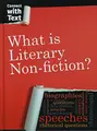 Cover image for What Is Literary Non-Fiction?