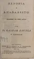 Cover image for Zenobia y Rhadamisto