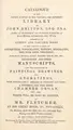 Cover image for Catalogue of the fourth portion of the ... library of John Britton ... which will be sold ... on ... April 6th, 1846