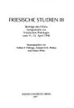 Cover image for Friesische Studien III