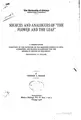 Cover image for Sources and Analogues of "The Flower and the Leaf".