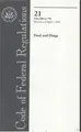Cover image for Code of Federal Regulations, Title 21, Food and Drugs, Pt. 600-799, Revised as of April 1, 2005