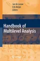 Cover image for Handbook of Multilevel Analysis