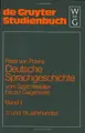 Cover image for Deutsche Sprachgeschichte