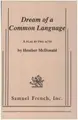 Cover image for Dream of a common language