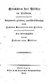 Cover image for Stimmen der Völker in Liedern