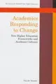 Cover image for Academics responding to change
