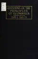 Cover image for Questions of the principles of economics