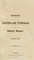 Cover image for Gesammelte Schriften und Dichtungen